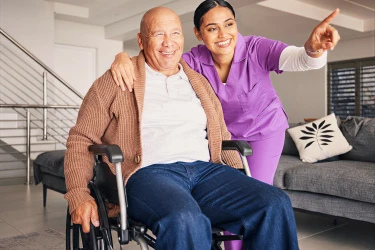 Praktikantin im Pflegezentrum Schkeuditz